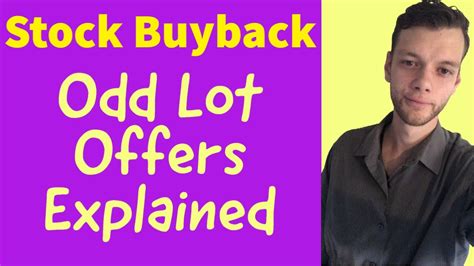 odd lot offers stock.